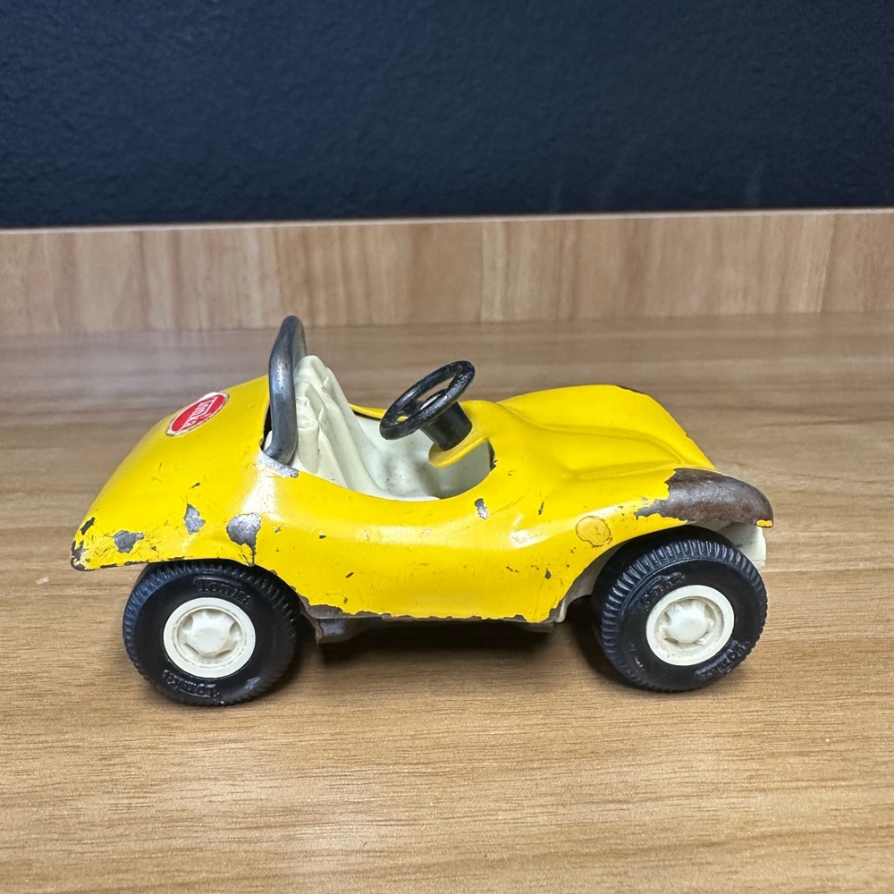 Vintage Tonka Yellow Toy Car for Kids